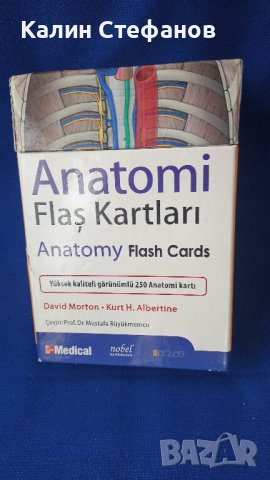 Учебни карти анатомия ANATOMI FLAS KARTLARI медицина турско издадетлство, снимка 3 - Ученически пособия, канцеларски материали - 42759044