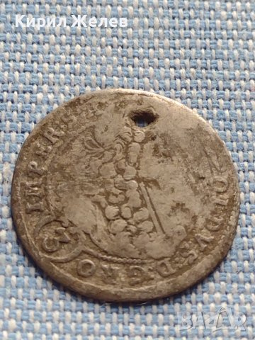 Сребърна монета 3 кройцера 1698г. Леополд първи Прага Свещена Римска Империя 13796, снимка 1 - Нумизматика и бонистика - 42899978