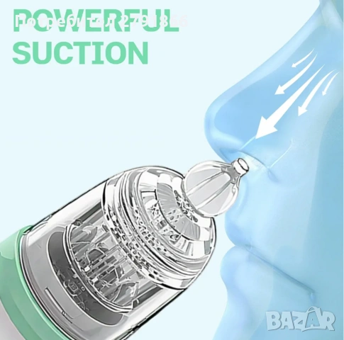 Електрически назален аспиратор за бебета,презареждащ се,5 степени, нов, снимка 7 - Други - 54238333