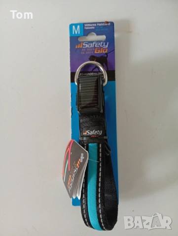 Светещ нашийник за куче Safety Glo (соларен)