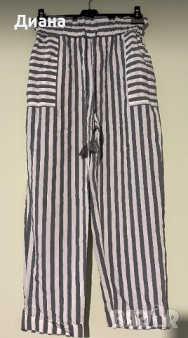 Раиран панталон Zara, снимка 7 - Панталони - 53351012