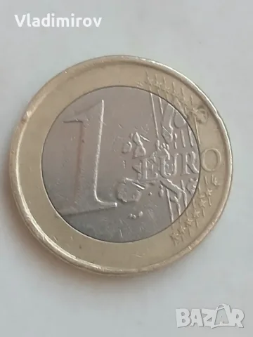 1 евро Нидерландия 2000г, снимка 2 - Нумизматика и бонистика - 55974334