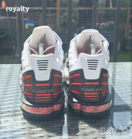 Nike Air Max TN 3 Plus White/Black/Red Нови Мъжки Маратонки Найк , снимка 4 - Маратонки - 56131314