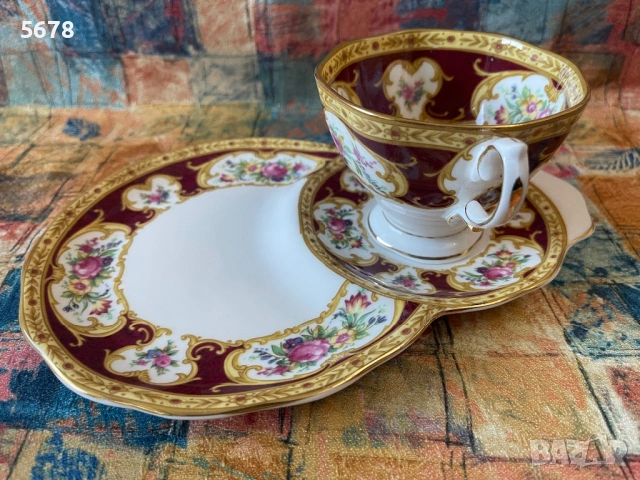 Royal Albert тенис сет Lady Hamilton, снимка 3 - Сервизи - 54294413