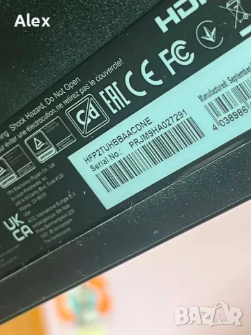 Монитор AOC 27G2AE, 27", QLED 144hz, снимка 3 - Монитори - 55952650