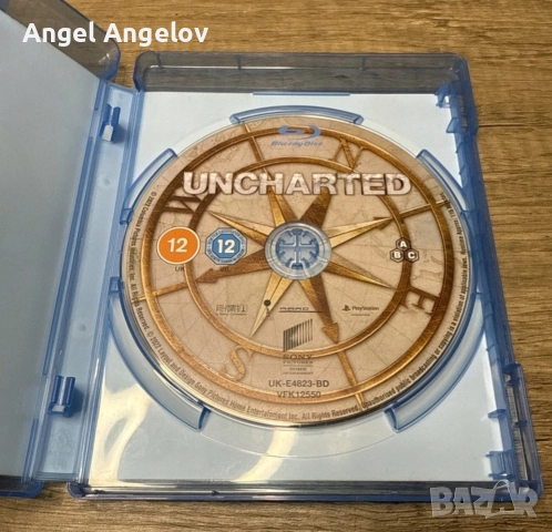 Uncharted (Bluray) Tom Holland, Mark Wahlberg ,Antonio Banderas, снимка 3 - Blu-Ray филми - 52854963