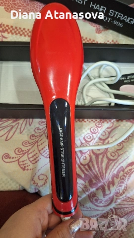 Четка за изправяне на коса, снимка 3 - Преси за коса - 53915637