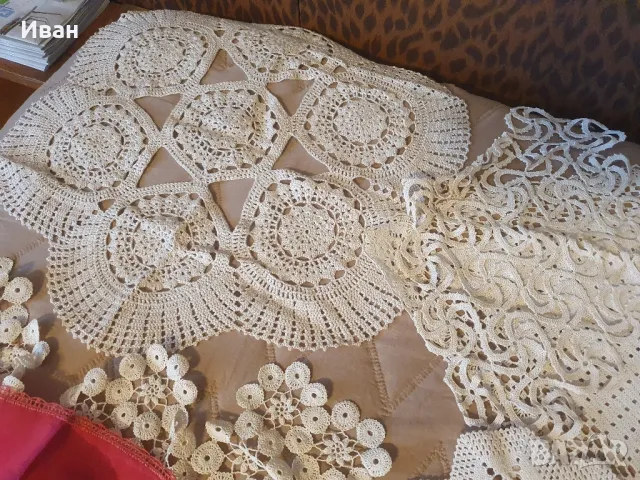 Карета, копринени кърпи (ръчно плетени) 45 броя +, снимка 6 - Декорация за дома - 49041416