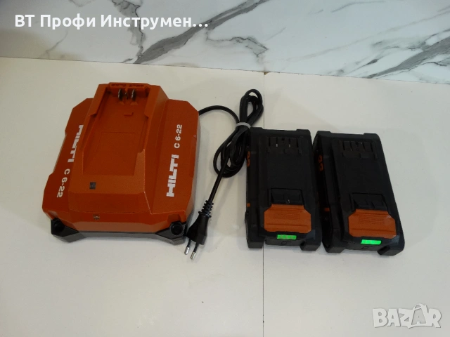 Hilti SET 2 x B22 - 85 ( 4.0 Ah ) + C6 - 22 / Nuron - Батерии + зарядно, снимка 4 - Други инструменти - 54317033