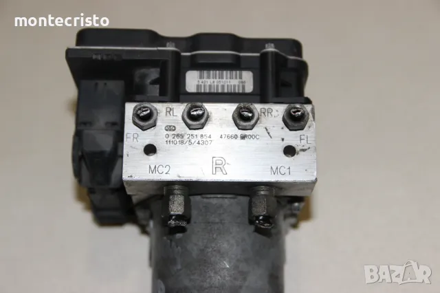 ABS модул Nissan Qashqai J10 (2007-2014г.) 0265251854 / 0265951743 / 0 265 251 854 / 47660BR00C, снимка 3 - Части - 48670628