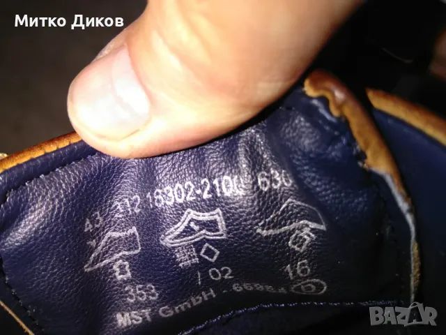 Bugatti маркови обувки естествена кожа №43 стелка 28см отлични като нови, снимка 8 - Официални обувки - 50415021