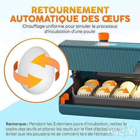 НОВ Инкубатор за яйца , снимка 3 - За птици - 52845835