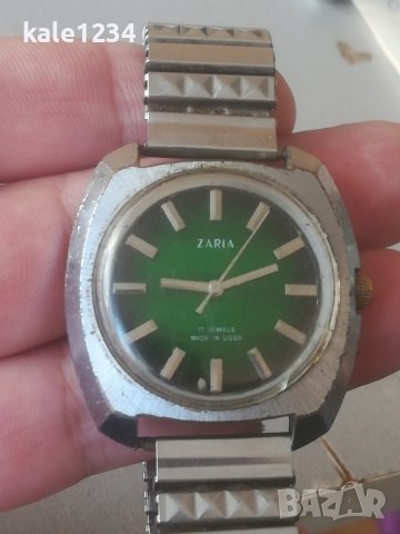 Часовник ZARIA. Made in USSR. Vintage watch. Механичен. Мъжки. ЗАРЯ. СССР , снимка 6 - Мъжки - 44196533