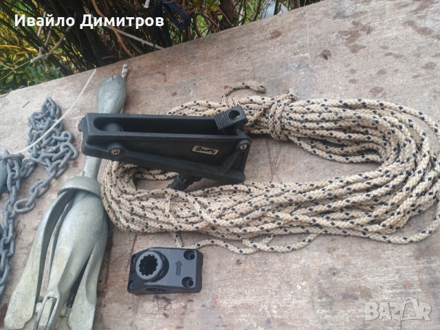 Котвен механизъм Scotty Anchor Lock и котви с въже, снимка 8 - Екипировка - 53937780