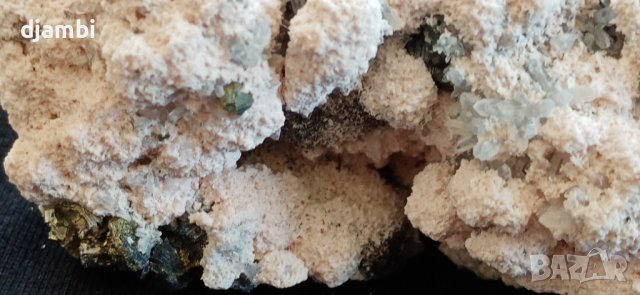 №78, Родохрозит, Родохрозит с кварц, халкопирит и сфалерит,, снимка 7 - Декорация за дома - 40377775