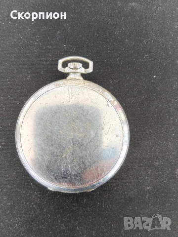  Швейцарски джобен часовник - SYMA  1925г.- 7 JEWELS-SWISS MADE, снимка 3 - Джобни - 46796635