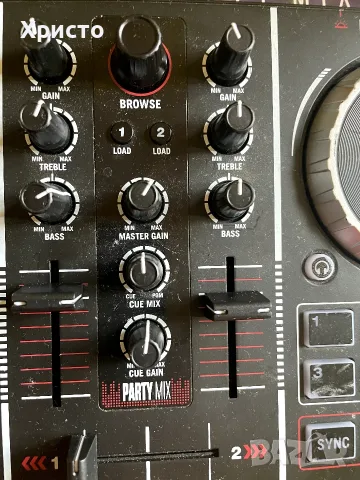 DJ конзола Numark PARTY MIX, снимка 2 - Ресийвъри, усилватели, смесителни пултове - 56506021