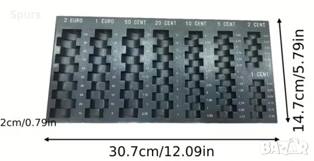 Монетник за евро монети, снимка 3 - Друго търговско оборудване - 53205849