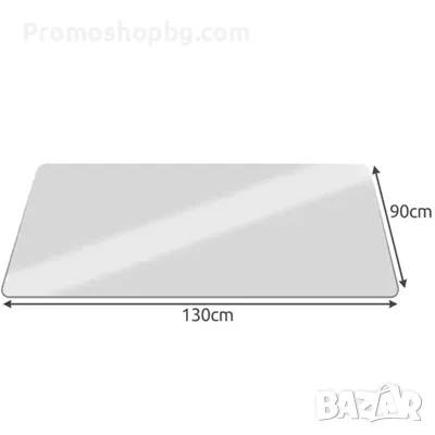 Защитна подложка Ruhhy за под стол, 90x130 см, за офис стол, протектор за под, снимка 2 - Други стоки за дома - 50098127