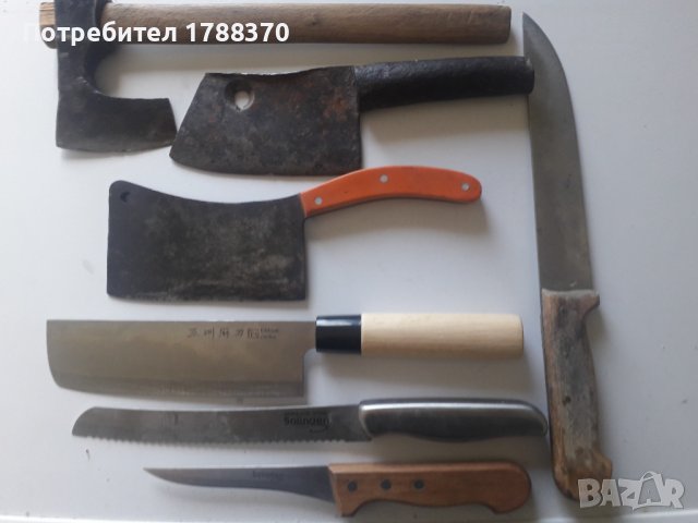 Ножове и сатъри, снимка 1 - Прибори за хранене, готвене и сервиране - 37853841