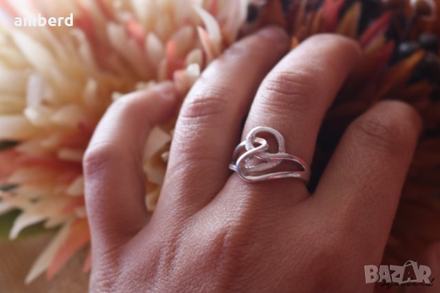 Страхотен сребърен пръстен модел R087, снимка 4 - Пръстени - 27462244