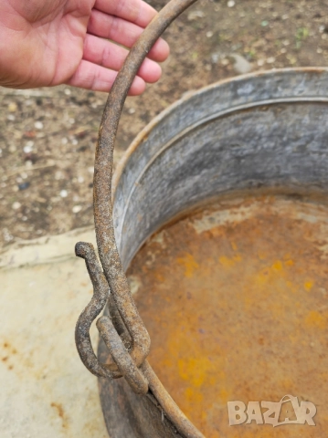 Голямо Метално Котле/Менче , снимка 7 - Декорация за дома - 52082538