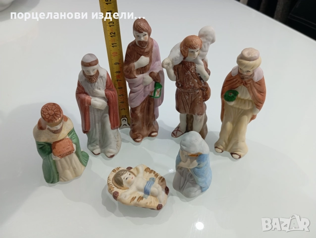 Порцеланови стари статуетки Рождество Христово, снимка 6 - Декорация за дома - 52678494