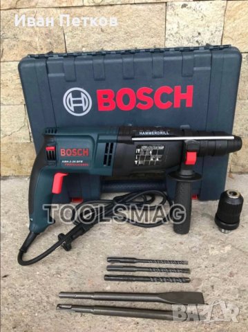 Нов перфоратор-къртач Бош Bosch GBH 2-26-DFR 1200W, снимка 4 - Други инструменти - 40001040