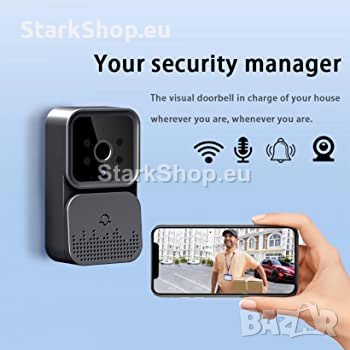 Смарт звънец с камера и микрофон TUYA, снимка 3 - Друга електроника - 40256746