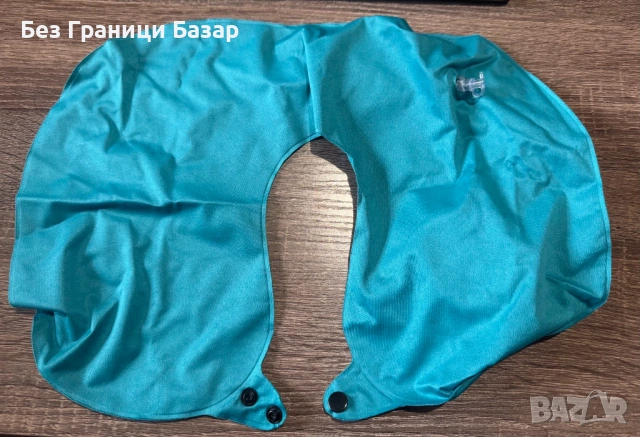 Нова Надуваема пътна възглавница за врат – Travel Pillow, компактна, удобна за пътуване