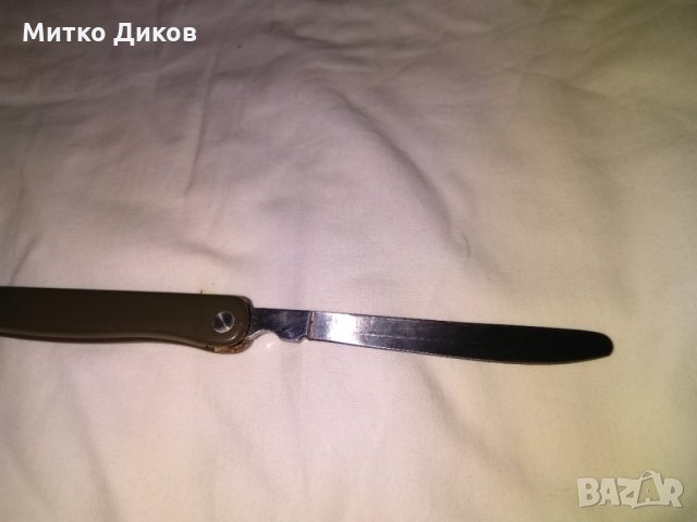Старо руско ножче 110х95мм от соца, снимка 3 - Колекции - 30699085
