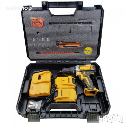 Акумулаторен безчетков ударен винтоверт 36V 8Ah 2 батерии ГАРАНЦИЯ 2г, снимка 3 - Винтоверти - 39882538
