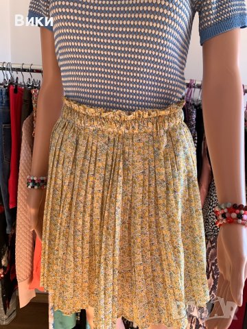 Много красива жълта пола, снимка 2 - Поли - 40567891