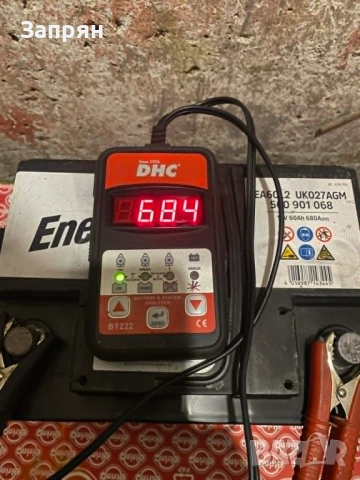 Акумулатор Energizer AGM/АГМ 60 амп/ч с гаранция, снимка 3 - Части - 54336599