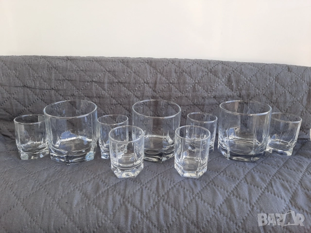 Чаши шестостенни за ракия уиски, снимка 9 - Чаши - 52423992