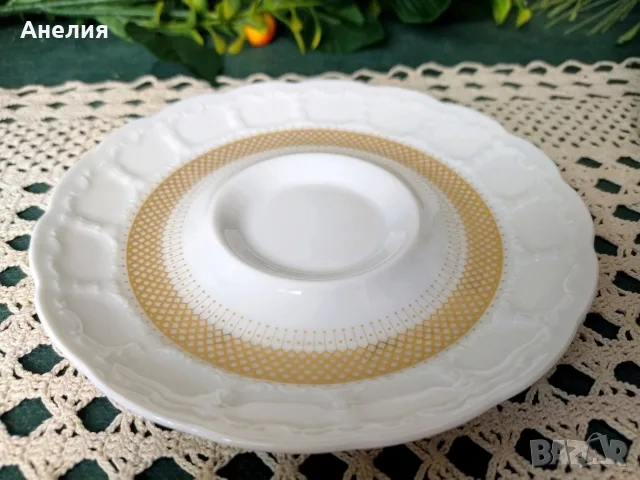 Златна мрежа K&A Krautheim Selb Bavaria, снимка 8 - Чаши - 55810052