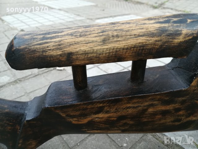 арбалет дърво/метал-84х52см-антик 0903211756, снимка 7 - Антикварни и старинни предмети - 32098168