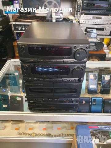 Аудиосистема Panasonic SA-CH350 В отлично техническо и визуално състояние. Лека забележка на касетит, снимка 2 - Аудиосистеми - 35637399