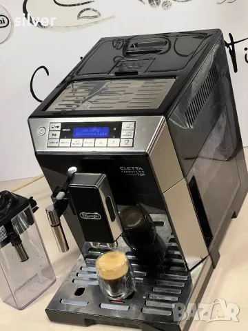 Кафемашина кафе автомат delonghı ELETTA cappuccino Top с гаранция, снимка 5 - Кафемашини - 49656845