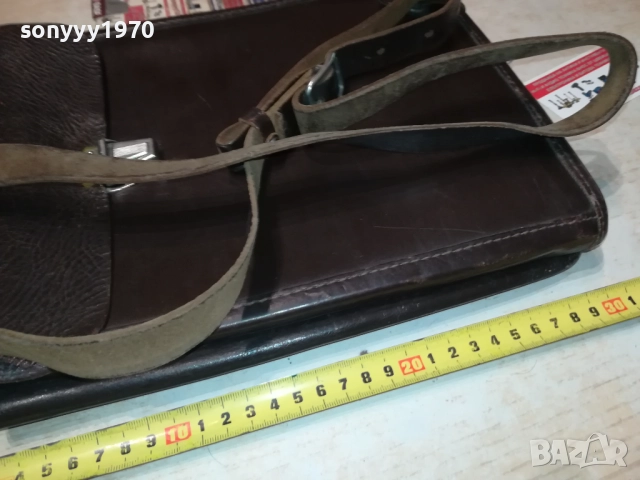 СТАРА КОЖЕНА ЧАНТА-РЕЛИКВА ОТ СОЦА 0709251047, снимка 6 - Антикварни и старинни предмети - 51630976