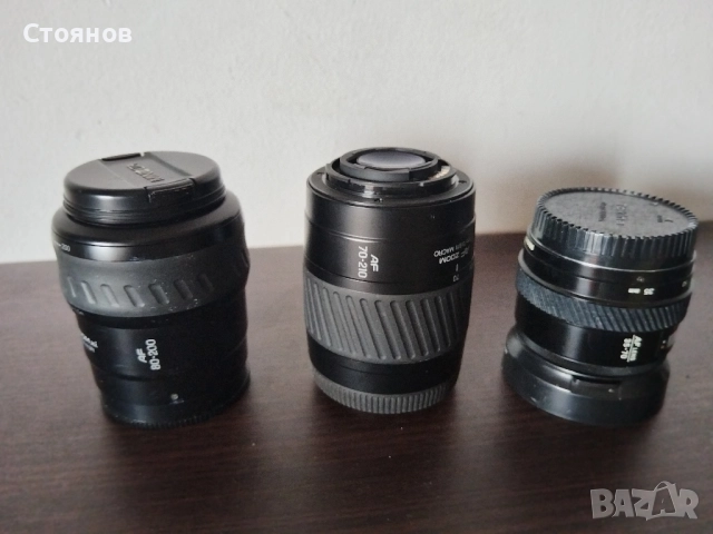 Обективи MINOLTA 70mm:80mm:200mm Japan, снимка 4 - Обективи и филтри - 48374213