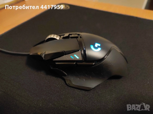 Геймърска мишка Logitech G502 Hero и MousePad/Подложка за мишка COUGAR Control EX-M, снимка 2 - Клавиатури и мишки - 52579306