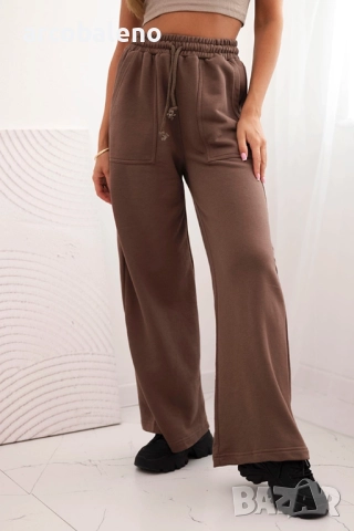 Дамски памучен карго панталон с джобове, 4цвята , снимка 2 - Панталони - 52340960