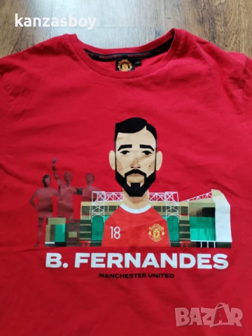 manchester united x B.Fernandes official product -футболна фенска тениска КАТО НОВА С, снимка 2 - Тениски - 50943332