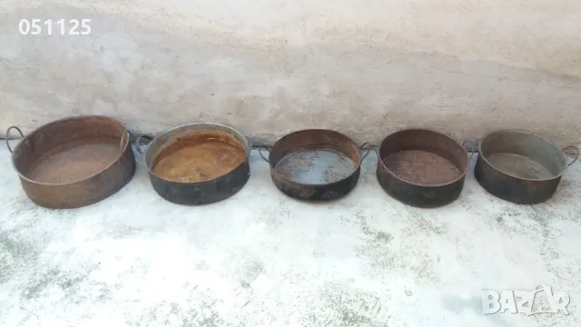 масивни метални тави за агнета, лютеници манджи 