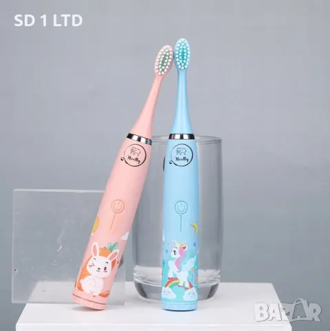 Детска четка за зъби Heelly Sonic Ултразвукова четка за деца, снимка 6 - Други - 49205042