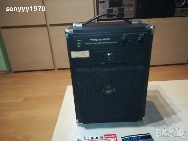 REALISTIC MPS-20 PORTABLE AMPLIFIED SPEAKER SYSTEM 0501251936