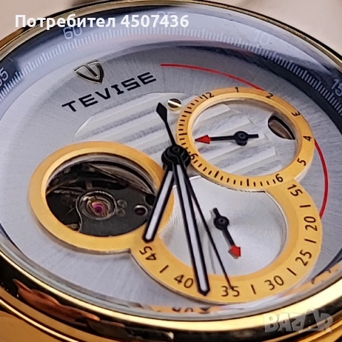 Луксозен автоматичен механичен часовник, водоустойчив спортен ръчен часовник, снимка 5 - Мъжки - 52777833