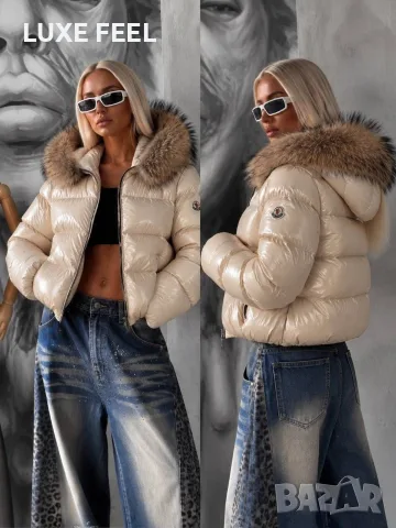 Moncler ✨ Естествен Косъм ✨ Дамски Зимни Якета 