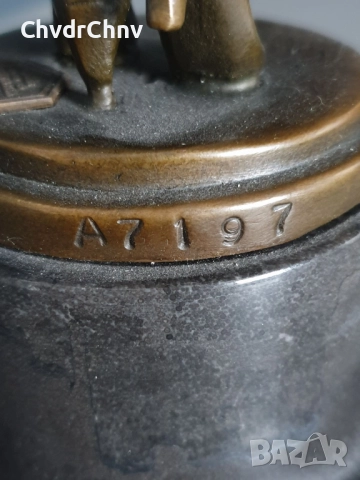 37см-4кг Collinet статуетка/еротика/френска бронзова скулптура/фигура на жена-танцьорка/zz, снимка 9 - Статуетки - 52906084